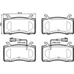 BREMBO Bremsklötze VA P 23 185 BREMBO Bremsklötze VA P 23 185