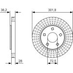 Bremsscheibe 0 986 479 B17 Bremsscheibe 0 986 479 B17