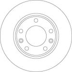 Bremsscheibe Peugeot T. 308 1.0-2.0 13 DF6910 Bremsscheibe Peugeot T. 308 1.0-2.0 13 DF6910
