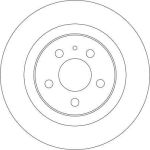 Bremsscheibe Peugeot T. 807/C8 DF4256 Bremsscheibe Peugeot T. 807/C8 DF4256