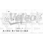 Valeo Lichtmaschine 437148 Valeo Lichtmaschine 437148