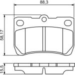 Bosch Bremsbelagsatz 0 986 494 253 Bosch Bremsbelagsatz 0 986 494 253