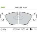Valeo Bremsbelagsatz 598104 Valeo Bremsbelagsatz 598104
