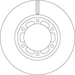 84 482 034 Bremsscheibe HA DF6640S 84 482 034 Bremsscheibe HA DF6640S