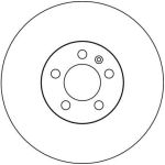 Bremsscheibe Vw P. A3/Golf4 DF4027 Bremsscheibe Vw P. A3/Golf4 DF4027
