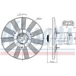 Nissens Kühlerlüfter PKW 85539 Nissens Kühlerlüfter PKW 85539