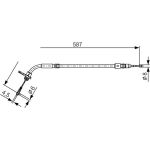 Handbremsseil li 1987477224 Handbremsseil li 1987477224