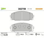 VALEO Bremsbeläge 302759 VALEO Bremsbeläge 302759