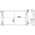 MAHLE Kühler, Motorkühlung CR 1530 000S MAHLE Kühler, Motorkühlung CR 1530 000S