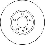 Bremsscheibe Bmw S. E38/39 94 DF2602S
