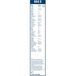 Bosch Wischerblatt 604S 3397118303 Bosch Wischerblatt 604S 3397118303