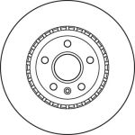 10 481 053 Bremsscheibe VA DF6113S 10 481 053 Bremsscheibe VA DF6113S