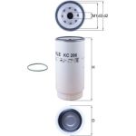 KC 296D MAHLE Kraftstofffilter KC 296D, Anschraubfilter, Höhe 231 mm – u. a. für DAF Cf, Cf 85, Xf – OE Nummer 1433649 - l KC 296D MAHLE Kraftstofffilter KC 296D, Anschraubfilter, Höhe 231 mm – u. a. für DAF Cf, Cf 85, Xf – OE Nummer 1433649 - l