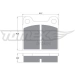 TOMEX brakes Bremsbelagsatz, Scheibenbremse TX 10-19