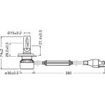 Osram LEDriving® XTR H4 12V 13/13W P43t 6000K Cool White 2St NO ECE 64193DWXTR Osram LEDriving® XTR H4 12V 13/13W P43t 6000K Cool White 2St NO ECE 64193DWXTR