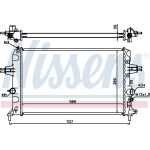 Nissens Wasserkühler PKW 630704 Nissens Wasserkühler PKW 630704