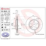 15 481 103 Bremsscheibe VA 09.B843.11 15 481 103 Bremsscheibe VA 09.B843.11