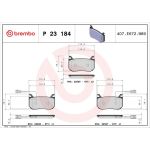 BREMBO Bremsklötze HA P 23 184