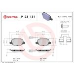 BREMBO Bremsklötze HA P 23 131 BREMBO Bremsklötze HA P 23 131