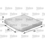 698734 Valeo Innenraumfilter 698734 698734 Valeo Innenraumfilter 698734