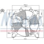 Nissens Kühlerlüfter PKW 85045