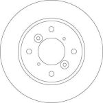 TRW Bremsscheibe DF4435 TRW Bremsscheibe DF4435