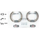 Satz Bremsbacken Fiat 500 1.2 10/07- (180X32) 84064600 Satz Bremsbacken Fiat 500 1.2 10/07- (180X32) 84064600