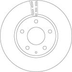 83 481 166 Bremsscheibe VA DF6661S 83 481 166 Bremsscheibe VA DF6661S