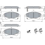 Bosch Bremsbelagsatz 0 986 494 932 Bosch Bremsbelagsatz 0 986 494 932
