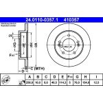 Bremsscheibe Hyundai T.Ix20 1.4-1.6 10 24.0110-0357.1 Bremsscheibe Hyundai T.Ix20 1.4-1.6 10 24.0110-0357.1