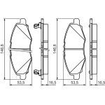 Bosch Bremsbelagsatz 0 986 494 326 Bosch Bremsbelagsatz 0 986 494 326