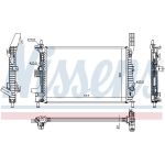 Nissens Wasserkühler PKW 66860 Nissens Wasserkühler PKW 66860