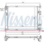 Nissens Wasserkühler PKW 67605 Nissens Wasserkühler PKW 67605