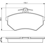 Bosch Bremsbelagsatz 0 986 460 943 Bosch Bremsbelagsatz 0 986 460 943