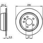 Bremsscheibe HA 0 986 478 873 Bremsscheibe HA 0 986 478 873