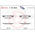 BREMBO Bremsklötze Xtra VA P 68 065X BREMBO Bremsklötze Xtra VA P 68 065X