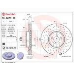 Bremsscheibe VA Xtra 09.A870.1X Bremsscheibe VA Xtra 09.A870.1X