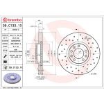 BREMBO Bremsscheibe XTRA VA 09.C133.1X BREMBO Bremsscheibe XTRA VA 09.C133.1X