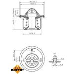 NRF Thermostat, Kühlmittel 725152