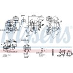 NISSENS Turbolader 93606 NISSENS Turbolader 93606