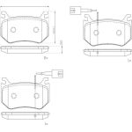 BREMBO Bremsklötze HA P 23 184 BREMBO Bremsklötze HA P 23 184