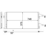 Kondensator, Klimaanlage AC 363 000S Kondensator, Klimaanlage AC 363 000S