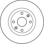 Bremsscheibe Renault P. Kangoo DF2586 Bremsscheibe Renault P. Kangoo DF2586