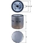 KC 20 MAHLE Kraftstofffilter KC 20, Anschraubfilter, Höhe 80,5 mm – u. a. für Ford Transit Bus (72E, 73E), (V_ _), Kasten (V_ _) – OE Nummer 1502254 - l KC 20 MAHLE Kraftstofffilter KC 20, Anschraubfilter, Höhe 80,5 mm – u. a. für Ford Transit Bus (72E, 73E), (V_ _), Kasten (V_ _) – OE Nummer 1502254 - l