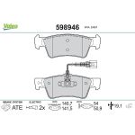 Valeo Bremsbelagsatz 598946 Valeo Bremsbelagsatz 598946