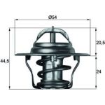 Thermostateinsatz mit Dichtung TX 4 92D Thermostateinsatz mit Dichtung TX 4 92D