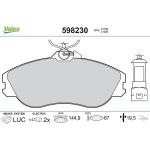 Valeo Bremsbelagsatz 598230 Valeo Bremsbelagsatz 598230