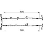 Handbremsseil 1987482494 Handbremsseil 1987482494