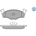Bremsbelagsatz Vw P. Polo 01- Mit Sensor 025 218 6817/W Bremsbelagsatz Vw P. Polo 01- Mit Sensor 025 218 6817/W