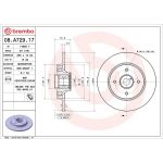 70 482 023 mit Radlager Bremsscheibe HA 08.A729.17 70 482 023 mit Radlager Bremsscheibe HA 08.A729.17